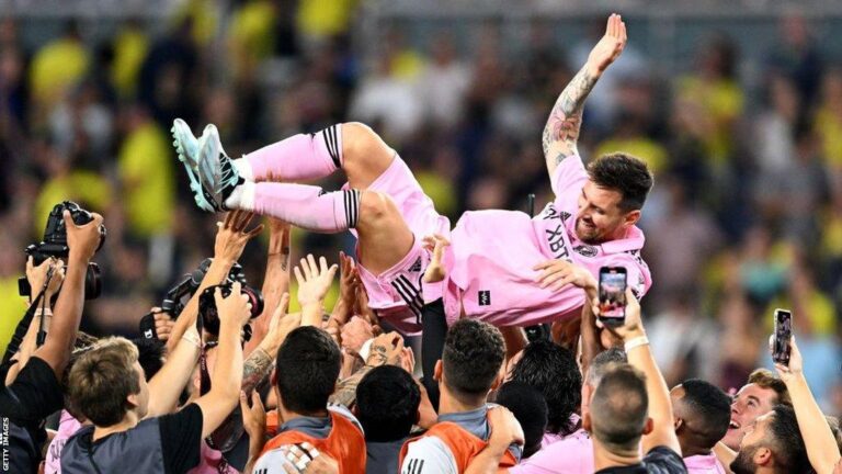 Messi leads Miami into Leagues Cup final